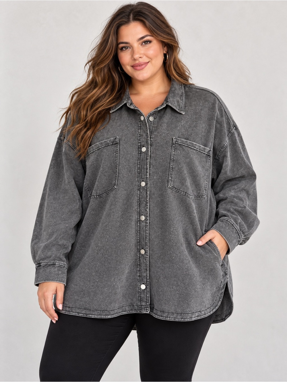 🎉5 for $45🎉 Maurices top button down shirt size 3X